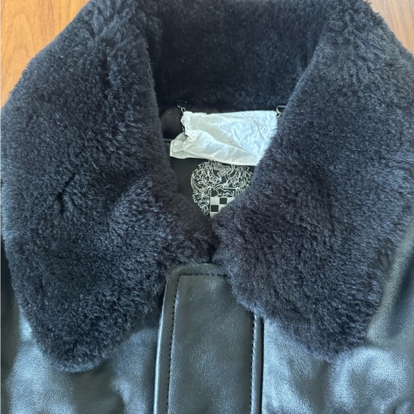 Veste Bomber Vince Camuto En Jacquard Doré - Taille M, Neuf Avec étiquettes, Prix D'origine 159$